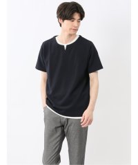 TAKA-Q/タカキュー TAKA－Q ドライワッフル キーネック半袖Tシャツ/508286105