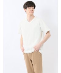 TAKA-Q/タカキュー TAKA－Q ドライストライプ Vネック半袖Tシャツ/508286106