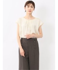 m.f.editorial/エムエフエディトリアル m.f.editorial シボサテン ノースリ プルオーバーブラウス/508286108