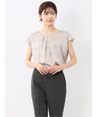 m.f.editorial/エムエフエディトリアル m.f.editorial シボサテン ノースリ プルオーバーブラウス/508286108