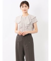 m.f.editorial/エムエフエディトリアル m.f.editorial フリル ノースリーブブラウス/508286109
