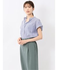 m.f.editorial/エムエフエディトリアル m.f.editorial ダブルポケット バンドカラーシャツ/508286112
