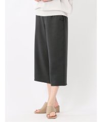 m.f.editorial/エムエフエディトリアル m.f.editorial 麻調合繊 ボタン付き クロップドパンツ(セットアップ可能)/508286116