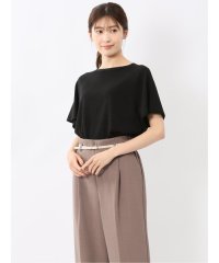 m.f.editorial/エムエフエディトリアル m.f.editorial 快適機能 無縫製ラグラン フレンチ袖 クルーニット/508286120
