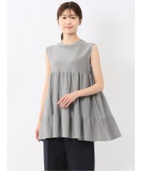 m.f.editorial/エムエフエディトリアル m.f.editorial ティアード ノースリ ニットプルオーバー/508286122