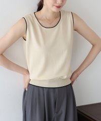 BLUEEAST/ブルーイースト BLUEEAST 配色ノースリーブニット/508286344
