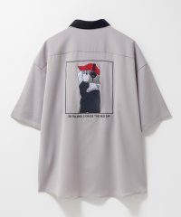 MAC HOUSE/マックハウス Mac－House ルーズサイズバック刺繍クレリック半袖シャツ/508286360