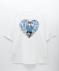 MAC HOUSE/マックハウス Mac－House ポンチ素材バックプリントTシャツ/508286365