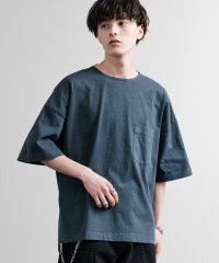 Rocky Monroe/ロッキーモンロー Rocky Monroe Tシャツ 半袖 ヴィンテージライク メンズ レディース スリット 胸ポケ 天竺 USAコットン ピグメント加工 Au/508286367
