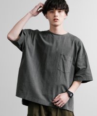 Rocky Monroe/ロッキーモンロー Rocky Monroe Tシャツ 半袖 ヴィンテージライク メンズ レディース スリット 胸ポケ 天竺 USAコットン ピグメント加工 Au/508286367