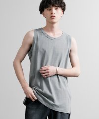 Rocky Monroe/ロッキーモンロー Rocky Monroe タンクトップ ノースリーブ USAコットン メンズ レディース ピグメント加工 古着 ルーズ サイドスリット Aud/508286368