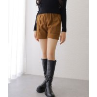 Lace Ladies/レースレディース Lace Ladies ソリッドカラー パッチポケット付き イージー キュロット パンツ/508286466