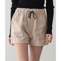 Lace Ladies/レースレディース Lace Ladies ソリッドカラー パッチポケット付き イージー キュロット パンツ/508286466