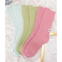 Lace Ladies/レースレディース Lace Ladies 【6足セット】バック タグ付き ソリッドカラー リブ クルー ソックス/508286468