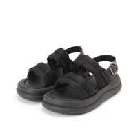 Lace Ladies/レースレディース Lace Ladies 花柄 ウェーブ ダブルバンド バックストラップ 厚底 サンダル/508286489