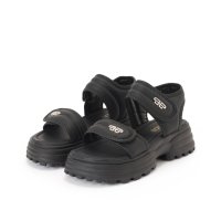 Lace Ladies/レースレディース Lace Ladies ラインストーン モチーフ ベルクロ バックストラップ 厚底 サンダル/508286516