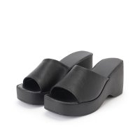 Lace Ladies/レースレディース Lace Ladies オープントゥ ウェッジソール 厚底 ミュール サンダル/508286530