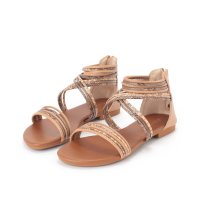 Lace Ladies/レースレディース Lace Ladies クロス ストラップ ハイカット フラット サンダル/508286534