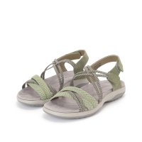 Lace Ladies/レースレディース Lace Ladies 異素材 クロスデザイン バックストラップ スポーツ サンダル/508286544