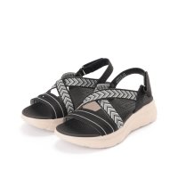 Lace Ladies/レースレディース Lace Ladies 配色 エスニック風 クロスバンド バックストラップ 厚底 サンダル/508286551