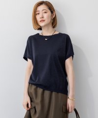 NIJYUSANKU（LARGE SIZE）/【洗える】レーヨンポリエステルストレッチ プルオーバー ラメニット/508287088