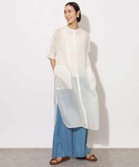 MICHEL KLEIN/シアーシャツワンピース/508208736