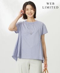 J.PRESS LADIES/【WEB限定・洗える】ストライプジャージー フレア カットソー/508284047