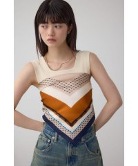 AZUL by moussy/幾何柄大判スカーフ/508284551