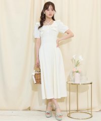 WILLSELECTION/ギャザー切り替えラッフルフレアワンピース/508284562