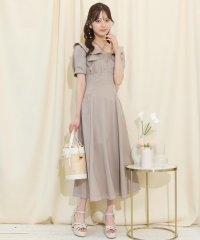 WILLSELECTION/ギャザー切り替えラッフルフレアワンピース/508284562