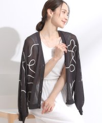 SHOO・LA・RUE　DRESKIP/刺繍デザインシアーニットカーディガン/508285955