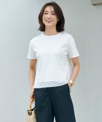 J.PRESS LADIES/【WEB限定カラーあり・洗える】コットンスムース シアーデザイン カットソー/508287310