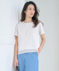 J.PRESS LADIES/【WEB限定カラーあり・洗える】コットンスムース シアーデザイン カットソー/508287310