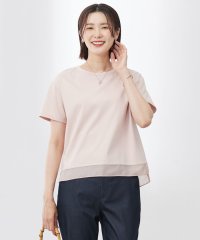 J.PRESS LADIES/【WEB限定カラーあり・洗える】コットンスムース シアーデザイン カットソー/508287310