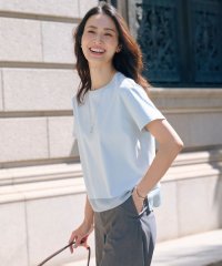 J.PRESS LADIES/【WEB限定カラーあり・洗える】コットンスムース シアーデザイン カットソー/508287310