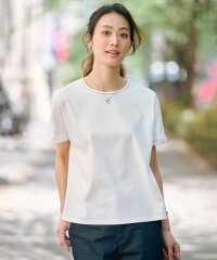 J.PRESS LADIES/【WEB限定カラーあり・洗える】コットンスムース ハシゴレース カットソー/508287311