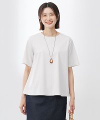 J.PRESS LADIES/【洗える】コットンスムース バック プリーツ カットソー/508287312
