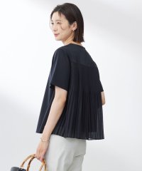 J.PRESS LADIES/【洗える】コットンスムース バック プリーツ カットソー/508287312