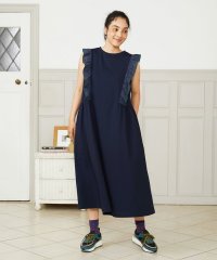 Jocomomola/Hiedra 刺繍フリル付きノースリーブワンピース/508287366