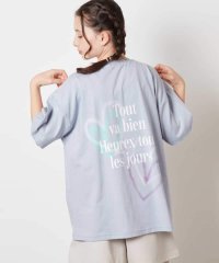 a.v.v(KID'S)/【接触冷感/ジメジメ対策】[140－150]スプレーアート風オーバーＴシャツ/508287375