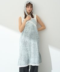 earth music&ecology/アースミュージックアンドエコロジー earth music&ecology 花柄プリントボーラー刺繍ミニキャミドレス/508287475