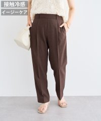 Green Parks/グリーン パークス Green Parks きれいシルエット麻調パンツ(テーパード)/508287490