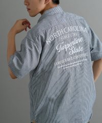 CRAFT STANDARD BOUTIQUE/クラフトスタンダードブティック CRAFT STANDARD BOUTIQUE ヒッコリーストライプ刺繍入りワークシャツ/508287496