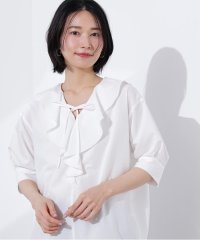 N Natural Beauty Basic/ラッフルリボンブラウス/508287516