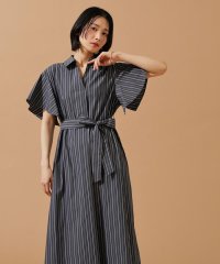 N Natural Beauty Basic/スキッパーリボンベルトシャツワンピース/508287522