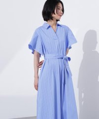 N Natural Beauty Basic/スキッパーリボンベルトシャツワンピース/508287522