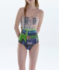 JOINT WORKS/PISCESS/パイシス Photo Graphic One－Piece Swimsuit/508287734