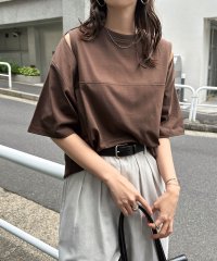 and　Me.../アンドミー andme 汗染み防止 カットアウト デザイン Tシャツ/507914441