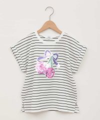 a.v.v(KID'S)/【接触冷感/ジメジメ対策】[100－150]スパンコールモチーフＴシャツ/508103477