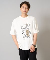 a.v.v (MEN)/【接触冷感】イラストレーターコラボプリンワイドシルエットカットソー【uca U】/508223995